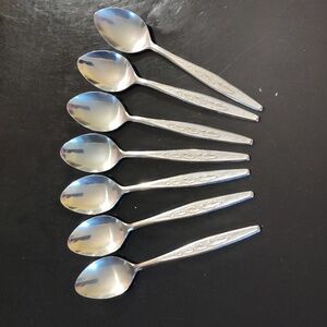 Elegant Silver Spoons Set